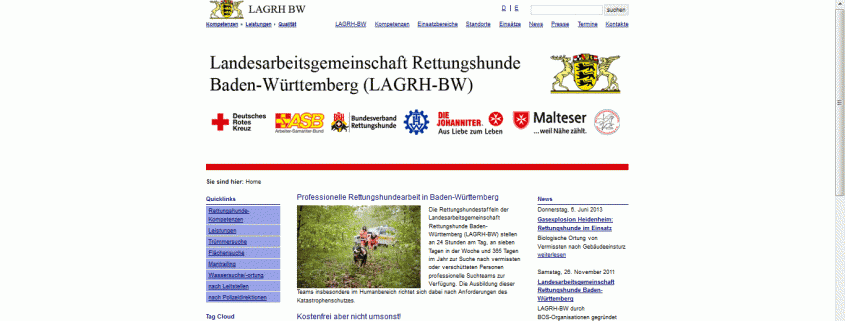 Landesarbeitsgemeinschaft Rettunghunde Baden-Württemberg (LAGRH BW)
